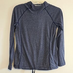 Under Armour Heat Gear Navy Blue Long Sleeve Hoodie Size XS